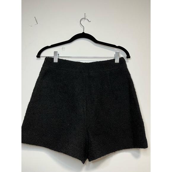 Maje Ivar Tweed High Waisted Bermuda Short - Picture 3 of 6
